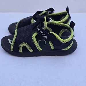 Toddler Size 8 Nautica Dierra New Sport Water Sandal Yellow black Sharks